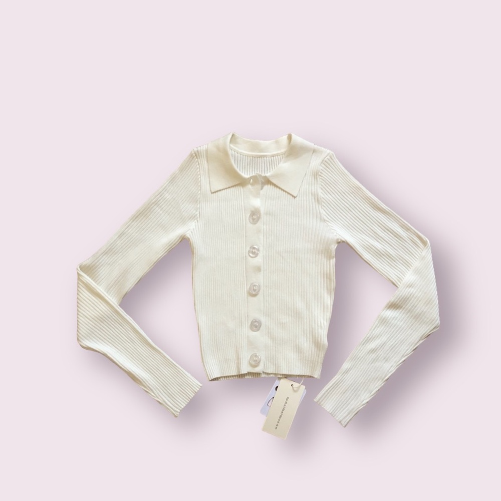 NWT Sweetest Memory button down cardigan by Commense in size XS - Picture 3 of 10